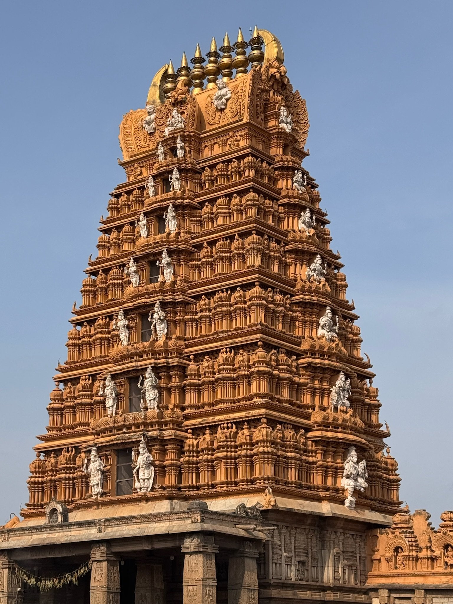 On-site research at temple exterior — Tusharth Studios authenticity work